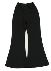 Černé bootcut tepláky 