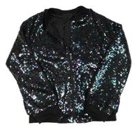 Barevná flitrová podšitá bunda Nutmeg
