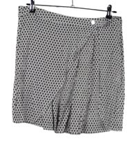 Dámská lilkovo-bílá vzorovaná zavinovací sukně Zero