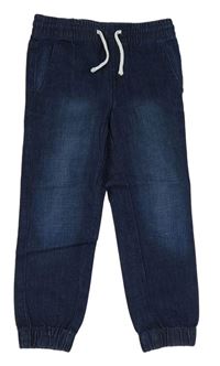 Tmavomodré jogger rifle Denim Co.
