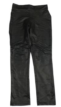 Černé koženkové legíny Primark