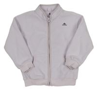 Lila fleecová propínací mikina Quechua 