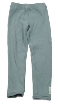 Šedé žebrované tepláky 