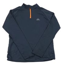 Tmavošedá thermo mikina s logem Kalenji