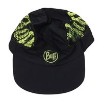 Černo-neonově žlutá outdoorová kšiltovka s potiskem 