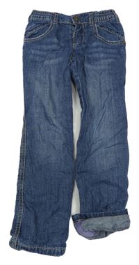 Modré podšité skinny rifle Benetton