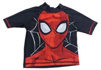 Černé UV tričko se Spider-manem Marvel 