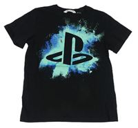 Černé tričko Playstation H&M