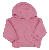 Růžová mikina s klokankou a kapucí Primark