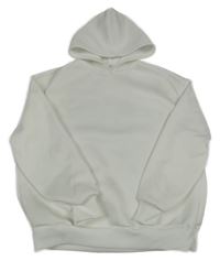 Bílá mikina s kapucí a mašlí Shein 