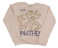 Světlerůžová mikina s Růžovým Panterem  C&A