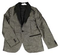 Stříbrné společenské sako H&M