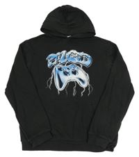 Černá mikina s ovladačem a kapucí H&M