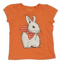 Korálové tričko s králíčkem Esprit 