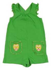 Limetkový letní overal s příšerkami Kiabi 