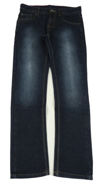 Tmavomodré šisované rifle C&A