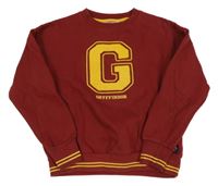 Karmínová mikina s nápisem - Harry Potter M&S