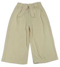 Smetanové culottes kalhoty PRIMARK