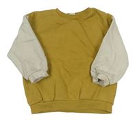 Okrovo-světlebéžová mikina zn. H&M