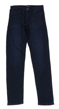 Tmavomodré skinny rifle alive