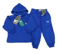 Nové - 2Set - Safírová mikina s logem a kapucí + tepláky EVERLAST