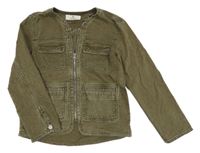 Khaki riflová bunda H&M