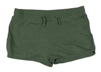Khaki bavlněné kraťasy Zeeman