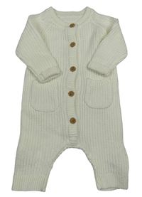 Smetanový pletený overal George