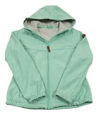 Mentolová softshellová bunda s kapucí Yigga