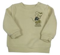 Béžová fleecová mikina s Mickeym C&A