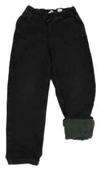 Černé podšité jogger rifle H&M
