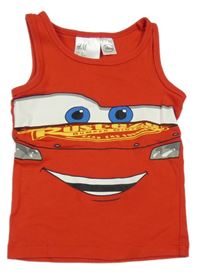 Červené tílko s Bleskem McQueenem H&M