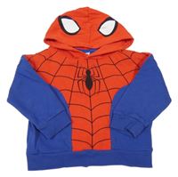 Červeno-modrá mikina s kapucí - Spiderman Marvel