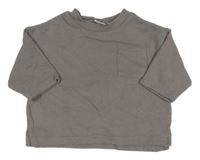 Šedá mikina s kapsou Next