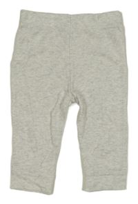 Šedé melírované lehké tepláky 