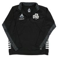 Černá sportovní funkční mikina s nápisem Select