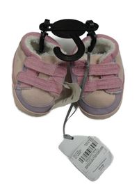 Nové - růžovo-fialové plátěné capáčky Tu