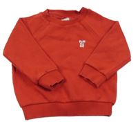 Červená mikina s nápisem F&F