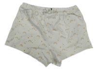 Smetanové kraťasy s duhami 