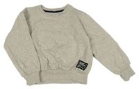 Šedá melírovaná mikina Yigga