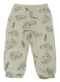 Bílé tepláky se Simbou zn. Primark