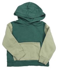 Zelená mikina s kapucí H&M