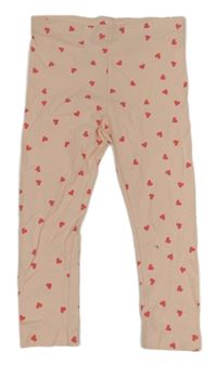 Růžové legíny se srdíčky zn. Lupilu