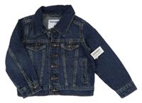 Nové - Tmavomodrá riflová bunda s Mickeym Old Navy