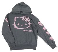 Šedá mikina s Hello Kitty a kapucí H&M