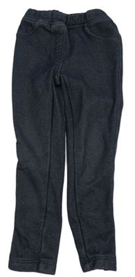 Tmavomodré zateplené tregíny riflového vzhledu Lupilu