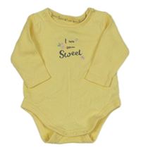 Žluté puntíkaté body s nápisem C&A