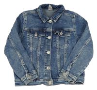 Modrá riflová tepláková bunda H&M