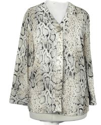 Dámská béžovo-hnědá vzorovaná halenka New Look 