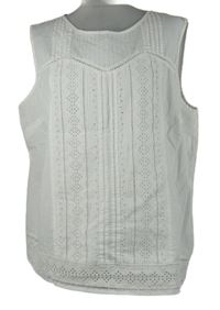 Dámská bílá madeirová halenka TU 